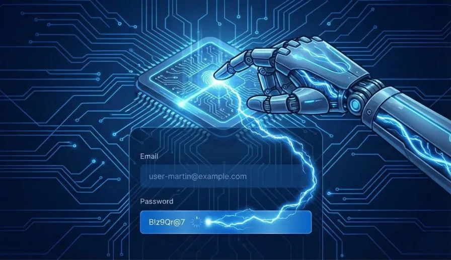 Illustration of brute force attack prevention techniques including rate limiting, MFA, and device intelligence